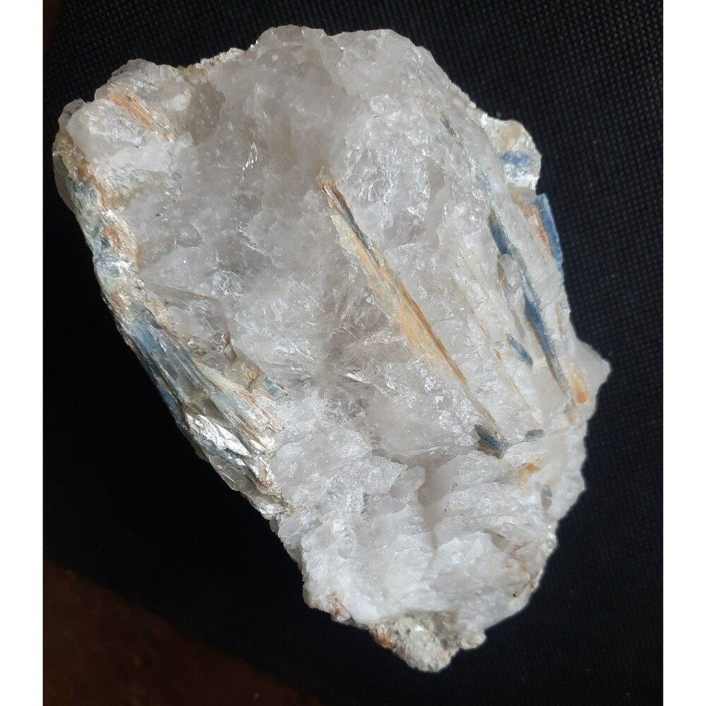 1.96 lb Grade A Blue Bladed Kyanite in Quartz Matrix Crystal Cluster